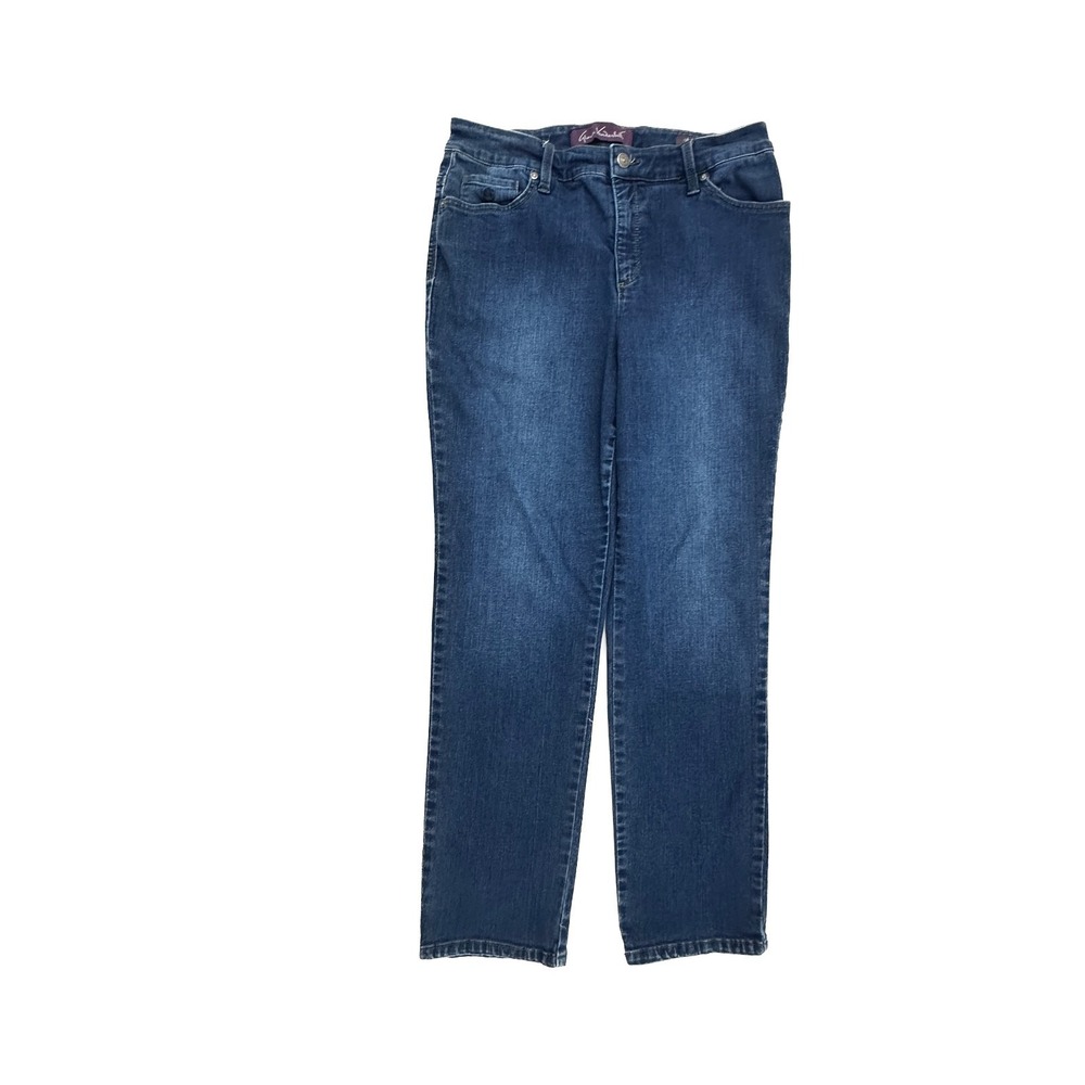 Gloria‎ Vanderbilt Amanda Slim Women's size 12P Dark Wash Blue Denim jeans